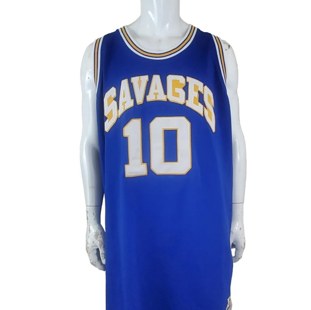 NWT SEWN Dennis Rodman #10 Adidas Oklahoma Savages Basketball Jersey Size 60 4XL